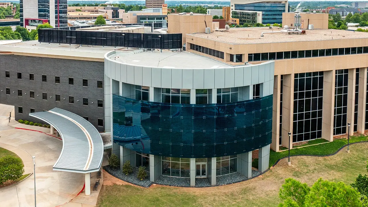 Exterior of DMEI building