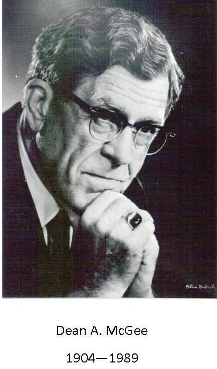 Dean A. McGee 1904 - 1989