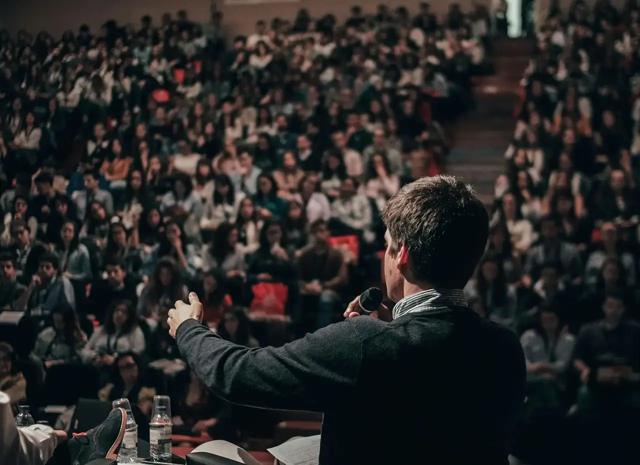 Man giving presentation